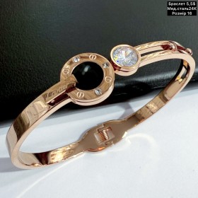 Браслет мед.сталь24К 10399